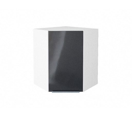 Шкаф верхний угловой Фьюжн, цвет: Anthracite