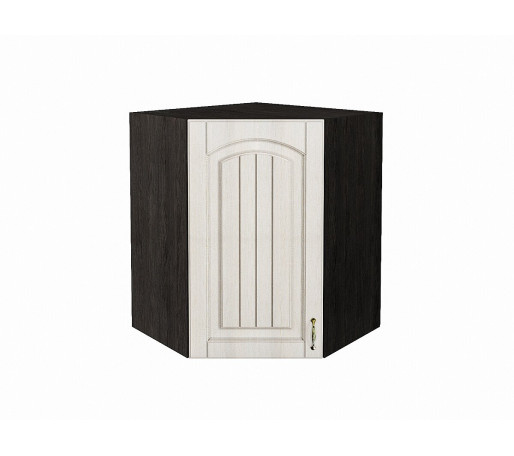 Шкаф верхний угловой Верона L, цвет: Ясень золото