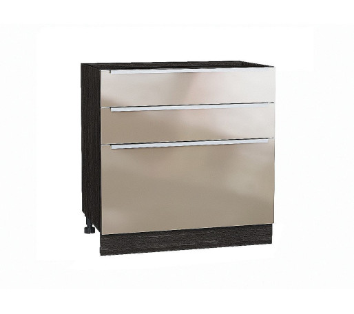 Шкаф нижний с 3-мя ящиками Фьюжн, цвет: Gallant