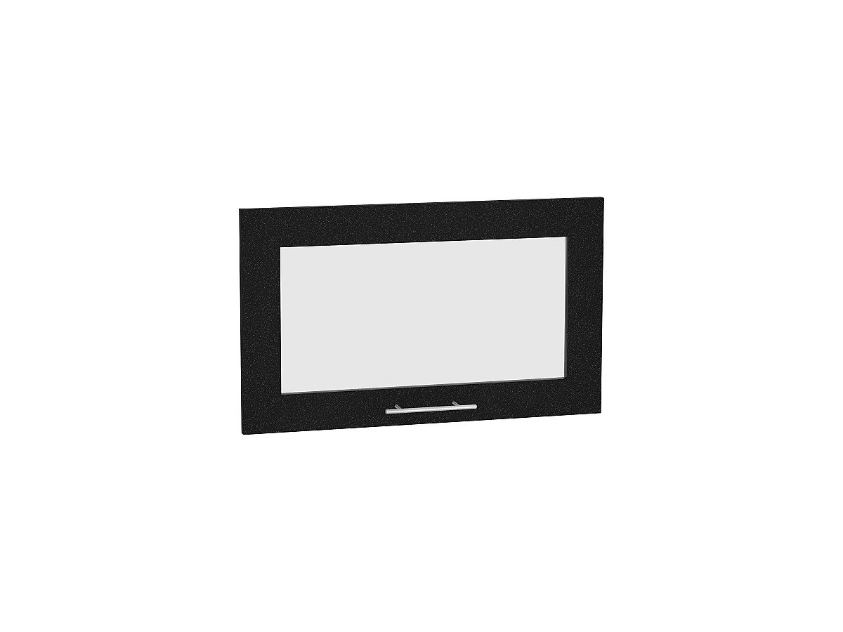 Комплект фасадов Валерия-М со стеклом для каркаса Ф-86 ВГ600, цвет: Черный металлик Комплект фасадов Валерия-М со стеклом для каркаса Ф-86 ВГ600, цвет: Черный металлик