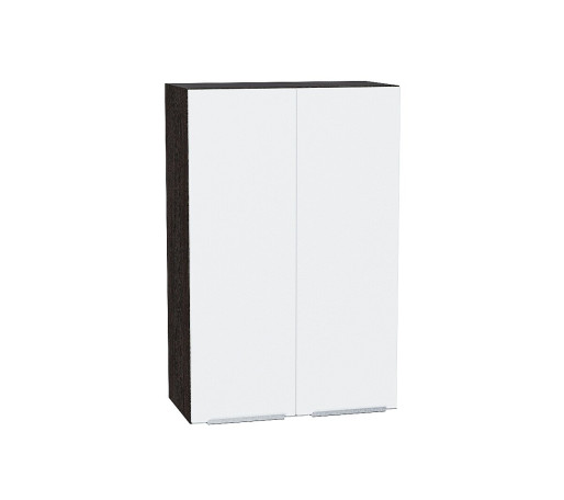 Шкаф верхний с 2-мя дверцами Фьюжн, цвет: Silky White
