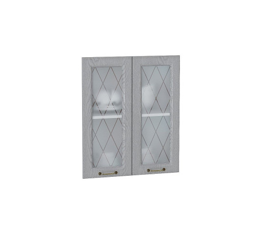 Комплект фасадов Ницца со стеклом для каркаса Ф-45 В600, цвет: Дуб серый