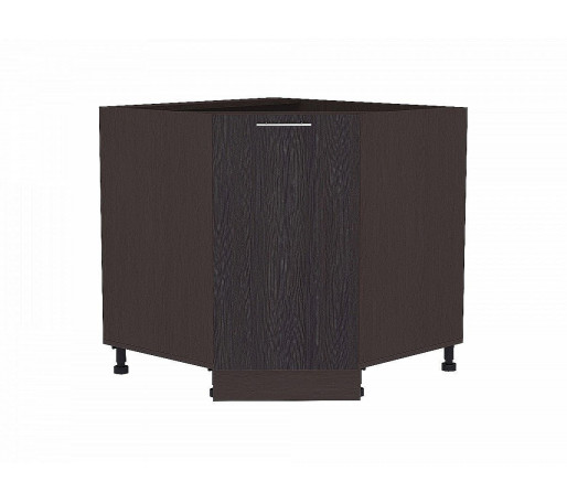 Шкаф нижний угловой (трапеция) Валерия-М, цвет: Венге