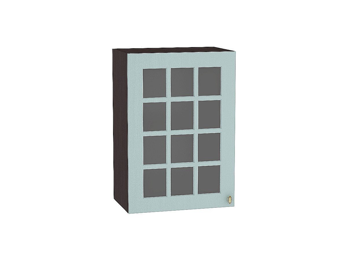 Шкаф верхний с 1-ой остекленной дверцей Прованс, цвет: Голубой Шкаф верхний с 1-ой остекленной дверцей Прованс, цвет: Голубой