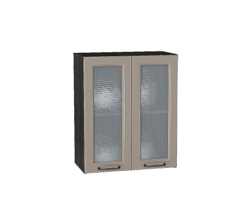 Шкаф верхний с 2-мя остекленными дверцами Ницца, цвет: Omnia