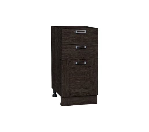 Шкаф нижний с 3-мя ящиками Лофт, цвет: Wenge Veralinga