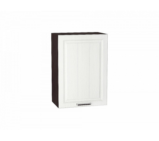 Шкаф верхний с 1-ой дверцей Прага, цвет: Белое дерево