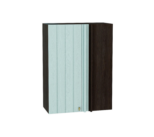 Шкаф верхний прямой угловой Прованс, цвет: Голубой