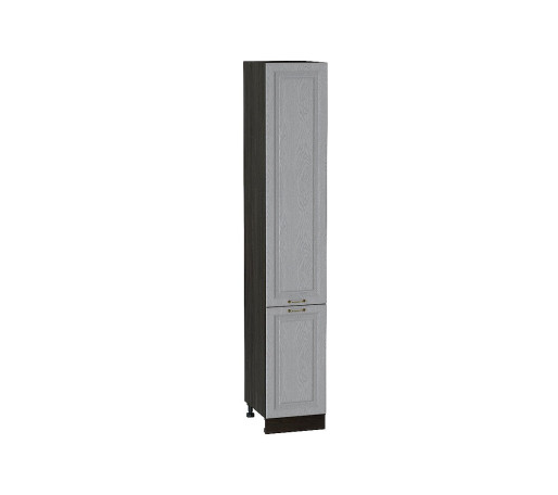 Шкаф пенал с 2-мя дверцами Ницца, цвет: Дуб серый