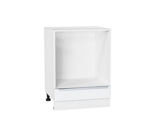 Шкаф нижний под духовку Фьюжн, цвет: Silky White