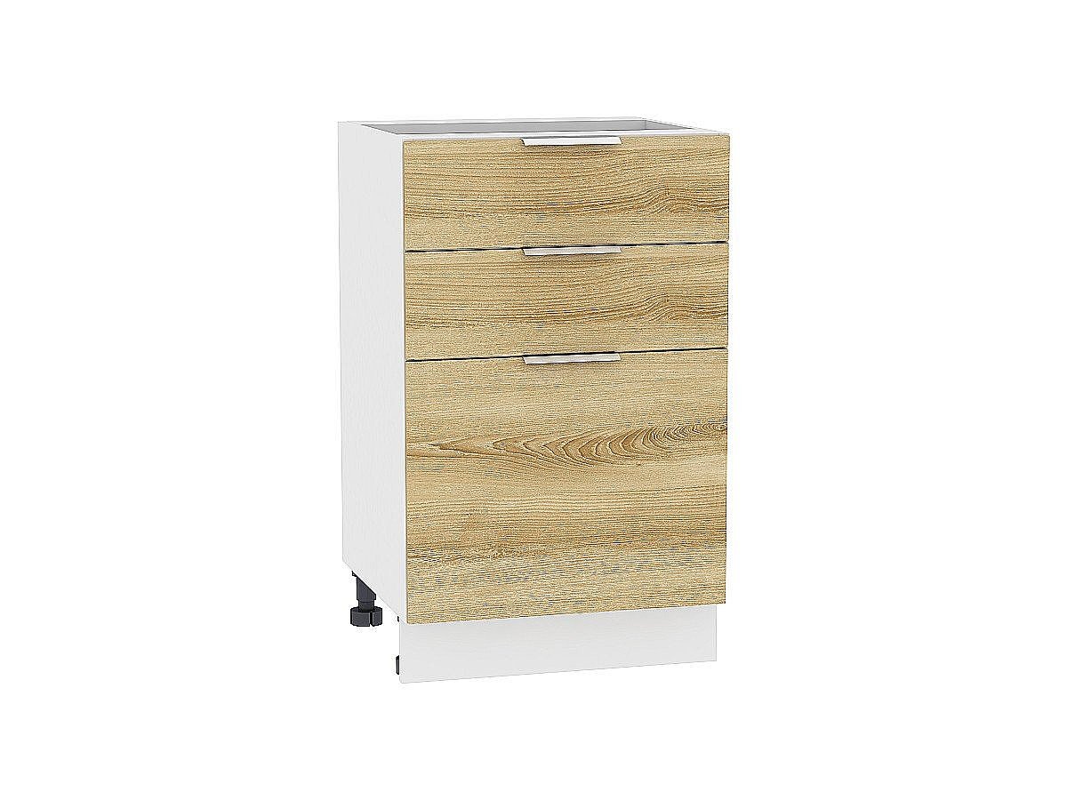 Шкаф нижний с 3-мя ящиками Терра, цвет: Ель Карпатская Шкаф нижний с 3-мя ящиками Терра, цвет: Ель Карпатская