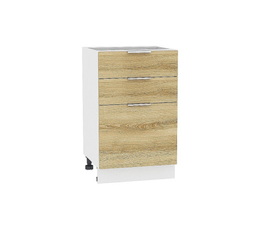 Шкаф нижний с 3-мя ящиками Терра, цвет: Ель Карпатская