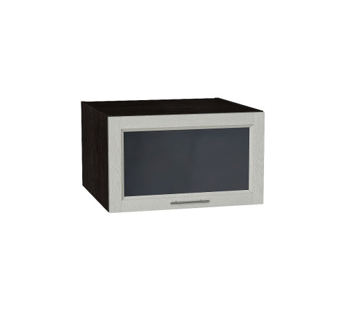 Шкаф верхний горизонтальный остекленный глубокий Сканди, цвет: Cappuccino Softwood