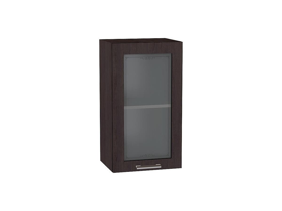 Шкаф верхний с 1-ой остекленной дверцей Брауни, цвет: Венге Шкаф верхний с 1-ой остекленной дверцей Брауни, цвет: Венге