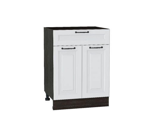 Шкаф нижний с 2-мя дверцами и ящиком Ницца, цвет: Blanco