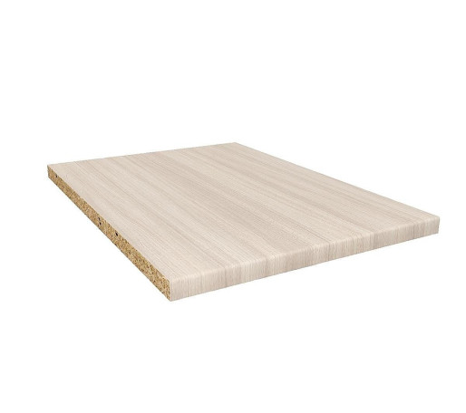 Образец ЛДСП для тумбы ТБ-03 с материалами отделок, цвет: Ясень шимо светлый