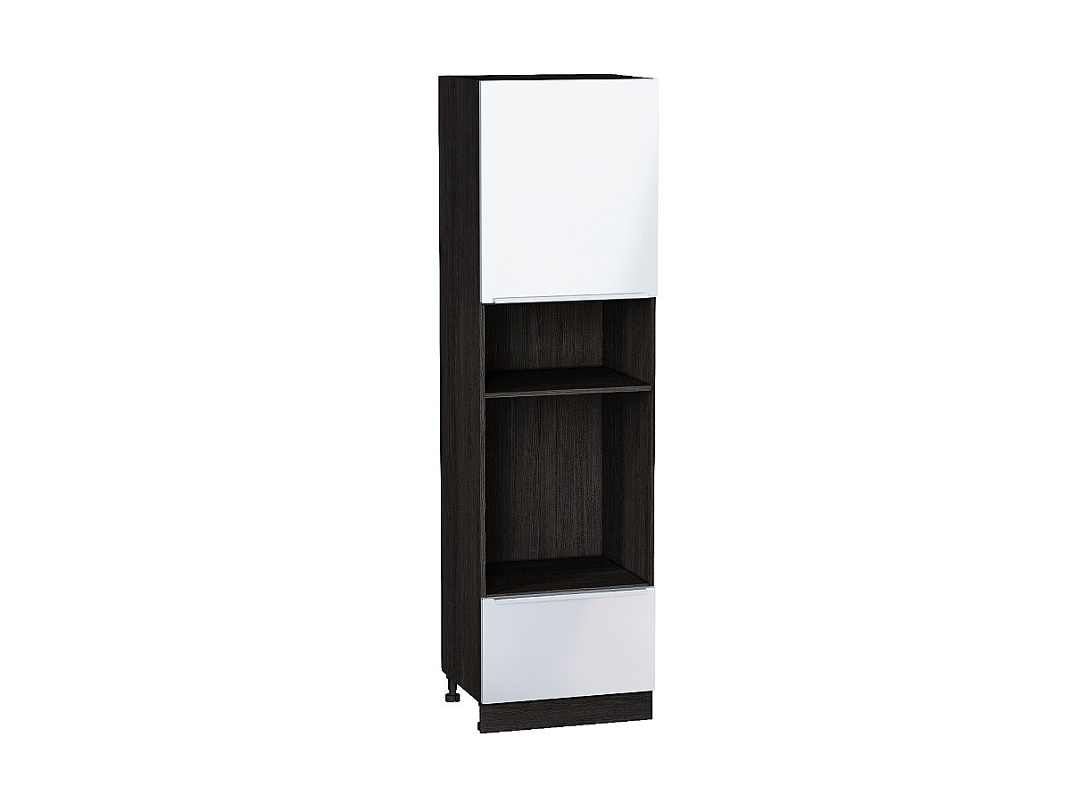 Шкаф пенал с 1-ой дверцей и ящиком под технику Фьюжн, цвет: Angel Шкаф пенал с 1-ой дверцей и ящиком под технику Фьюжн, цвет: Angel