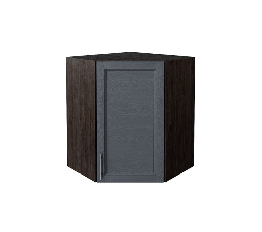 Шкаф верхний угловой Сканди, цвет: Graphite Softwood