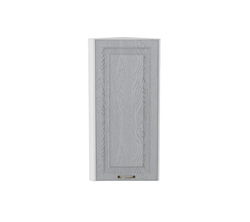 Шкаф верхний торцевой Ницца, цвет: Дуб серый