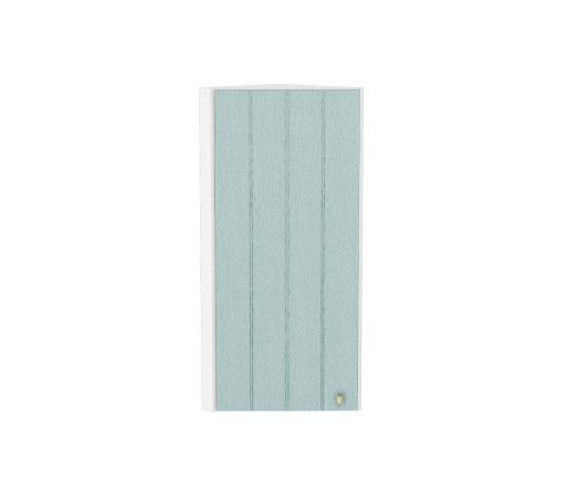 Шкаф верхний торцевой Прованс, цвет: Голубой