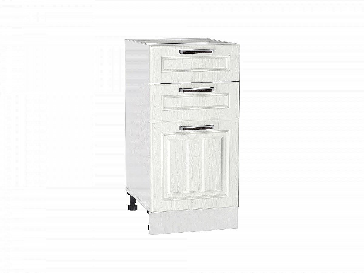 Шкаф нижний с 3-мя ящиками Прага, цвет: Белое дерево Шкаф нижний с 3-мя ящиками Прага, цвет: Белое дерево