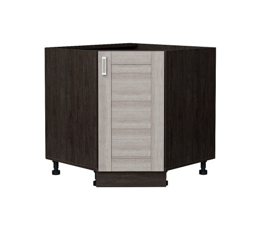 Шкаф нижний угловой (трапеция) Лофт, цвет: Cappuccino Veralinga