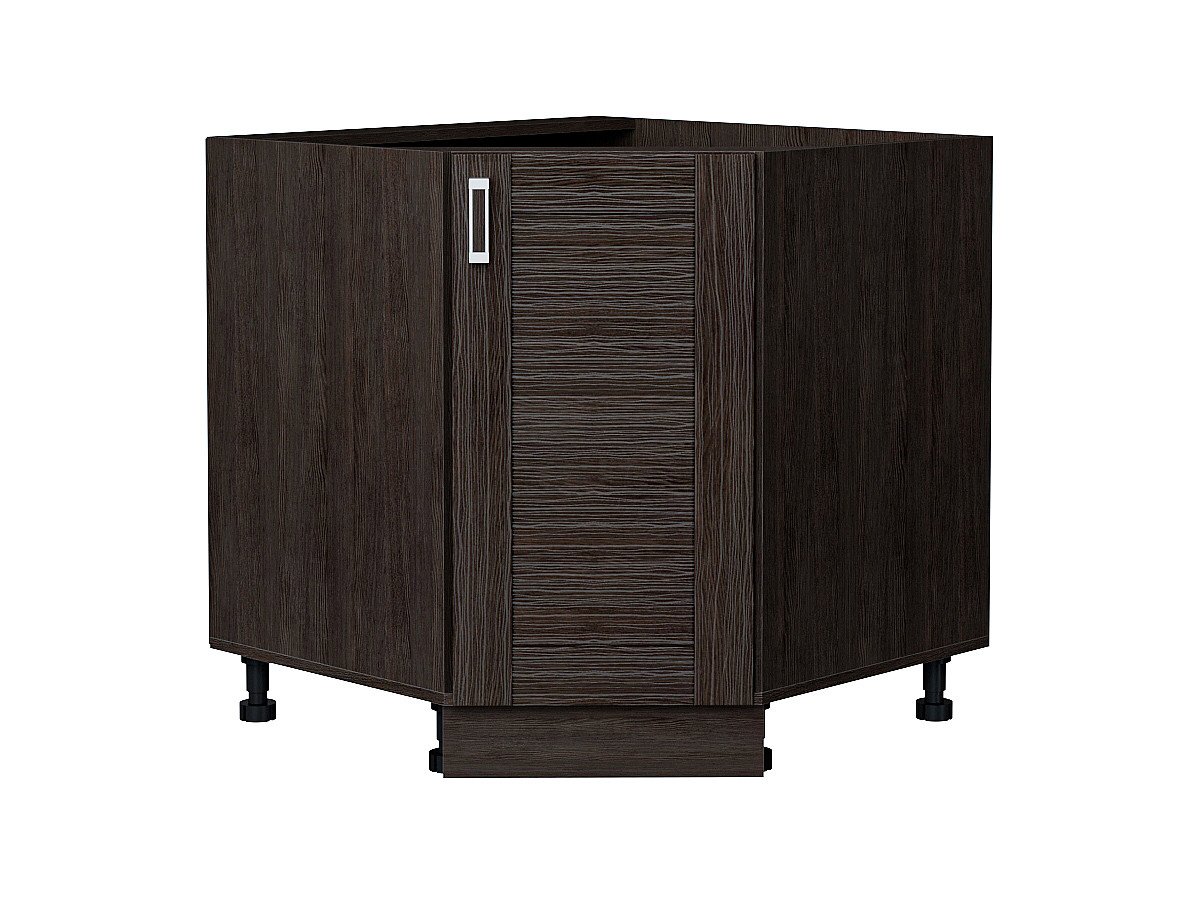 Шкаф нижний угловой (трапеция) Лофт, цвет: Wenge Veralinga Шкаф нижний угловой (трапеция) Лофт, цвет: Wenge Veralinga