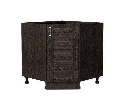 Шкаф нижний угловой (трапеция) Лофт, цвет: Wenge Veralinga