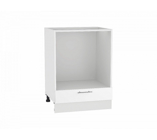 Шкаф нижний под духовку Валерия-М, цвет: Белый глянец