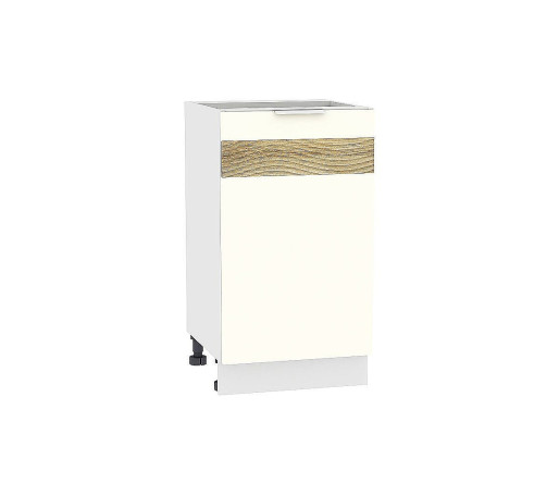 Шкаф нижний с 1-ой дверцей Терра DL, цвет: Ваниль софт