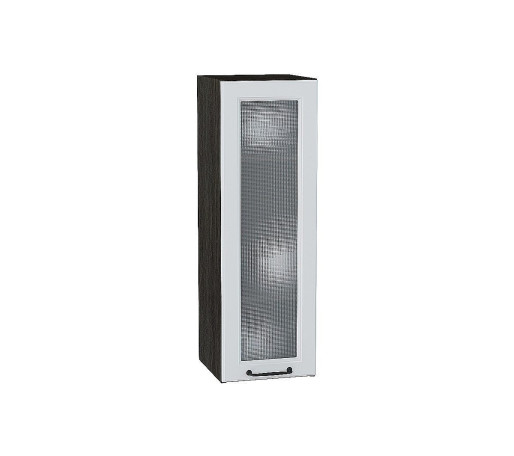 Шкаф верхний с 1-ой остекленной дверцей Ницца, цвет: Blanco