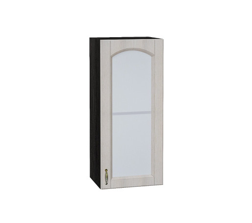 Шкаф верхний с 1-ой остекленной дверцей Верона R, цвет: Ясень золото