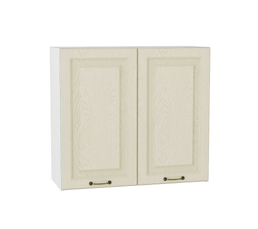 Шкаф верхний с 2-мя дверцами Ницца, цвет: Дуб крем