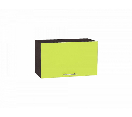 Шкаф верхний горизонтальный Валерия-М, цвет: Лайм глянец