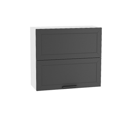 Шкаф верхний горизонтальный с подъемным механизмом Глетчер, цвет: Маренго Силк