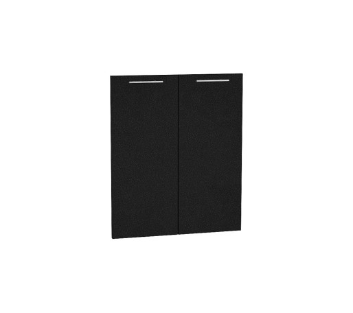 Комплект фасадов Валерия-М для каркаса Ф-40 В600/Н600/НМ600, цвет: Черный металлик