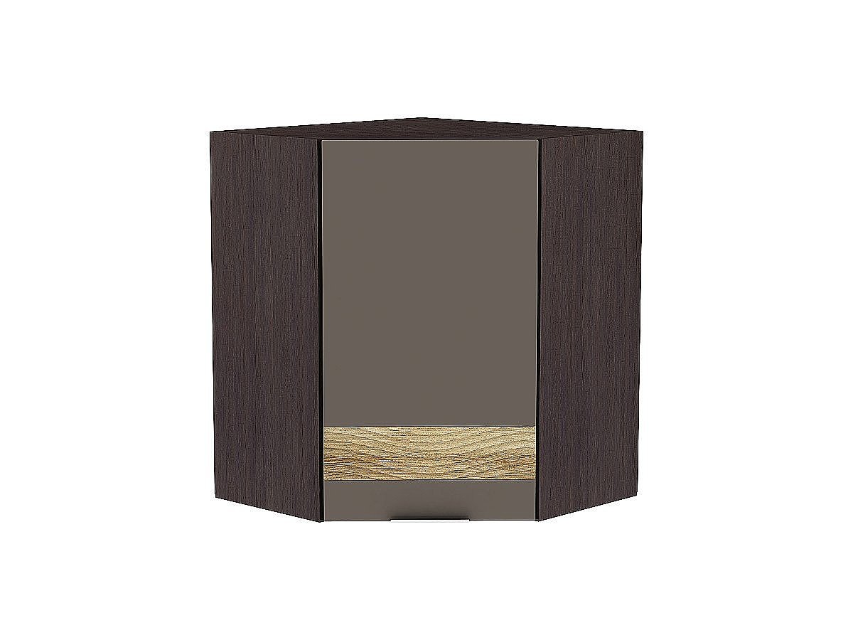 Шкаф верхний угловой Терра DR, цвет: Смоки Софт Шкаф верхний угловой Терра DR, цвет: Смоки Софт