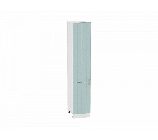 Шкаф пенал с 2-мя дверцами Прованс, цвет: Голубой