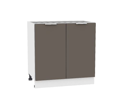 Шкаф нижний с 2-мя дверцами Терра, цвет: Смоки Софт