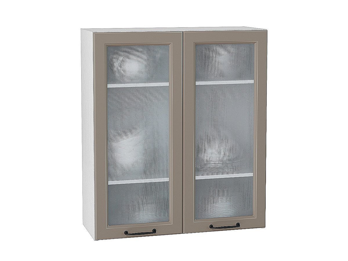 Шкаф верхний с 2-мя остекленными дверцами Ницца, цвет: Omnia Шкаф верхний с 2-мя остекленными дверцами Ницца, цвет: Omnia