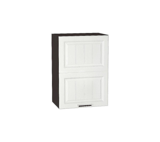 Шкаф верхний горизонтальный с подъемным механизмом Прага, цвет: Белое дерево