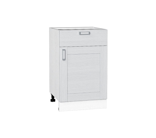 Шкаф нижний с 1-ой дверцей и ящиком Лофт, цвет: Snow Veralinga