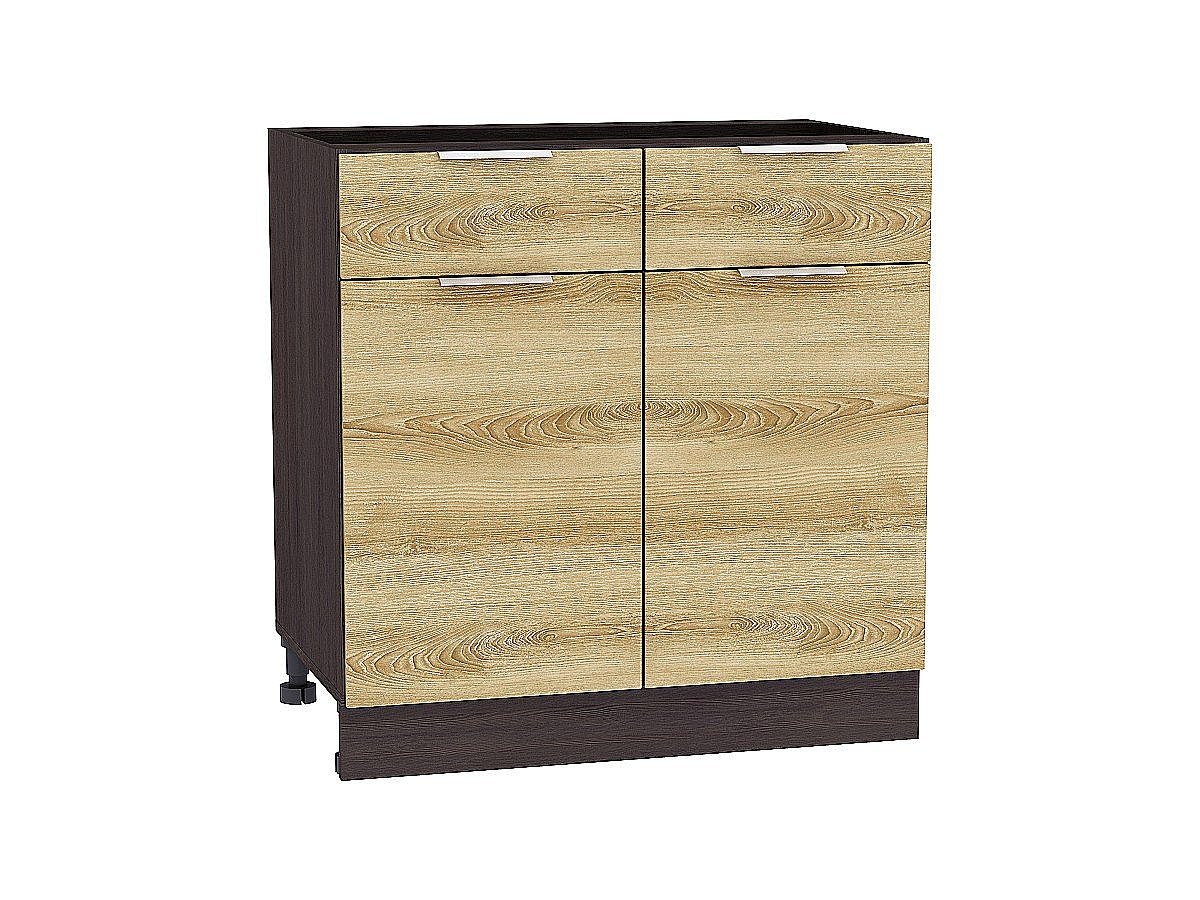 Шкаф нижний с 2-мя дверцами и 2-мя ящиками Терра, цвет: Ель Карпатская Шкаф нижний с 2-мя дверцами и 2-мя ящиками Терра, цвет: Ель Карпатская