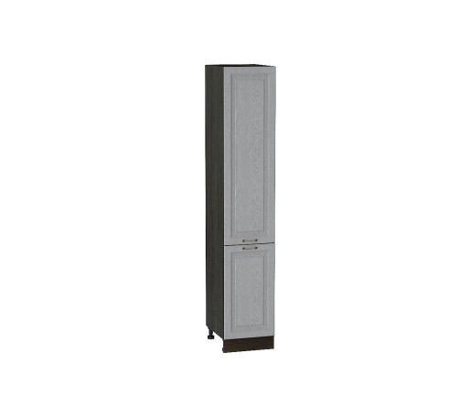 Шкаф пенал с 2-мя дверцами Ницца, цвет: Дуб серый