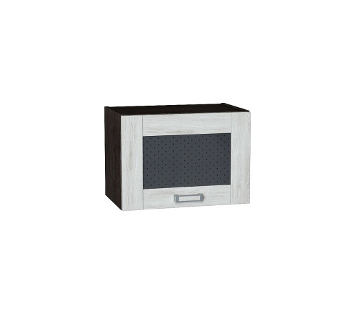 Шкаф верхний горизонтальный остекленный Лофт, цвет: Nordic Oak