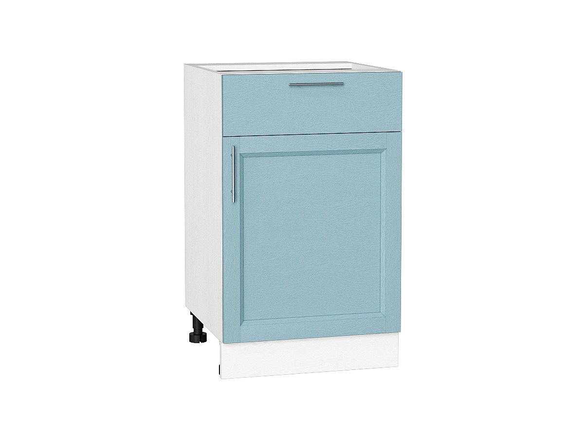 Шкаф нижний с 1-ой дверцей и ящиком Сканди, цвет: Sky Wood Шкаф нижний с 1-ой дверцей и ящиком Сканди, цвет: Sky Wood