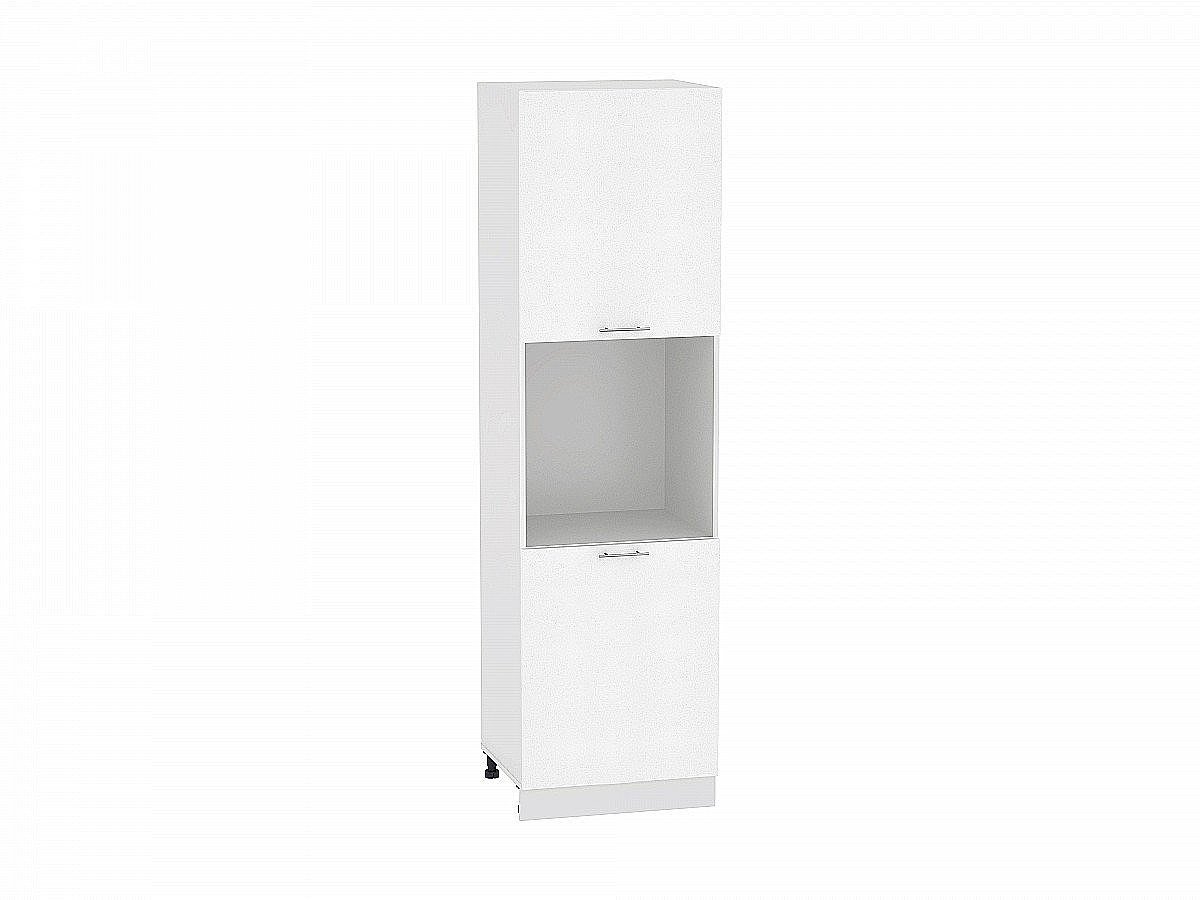 Шкаф пенал с 2-мя дверцами под технику Валерия-М, цвет: Белый глянец Шкаф пенал с 2-мя дверцами под технику Валерия-М, цвет: Белый глянец