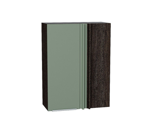 Шкаф верхний прямой угловой Фьюжн, цвет: Silky Mint
