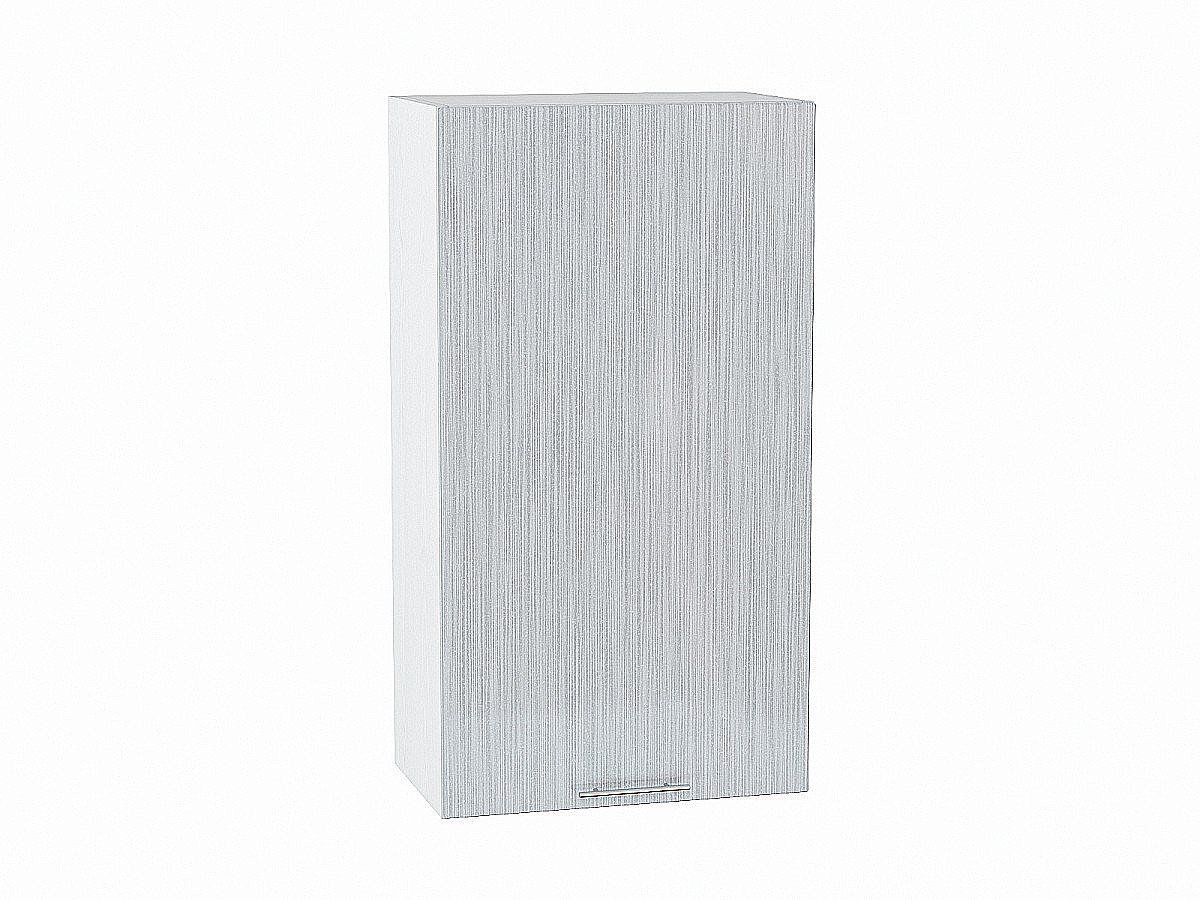 Шкаф верхний с 1-ой дверцей Валерия-М, цвет: Серый металлик дождь светлый Шкаф верхний с 1-ой дверцей Валерия-М, цвет: Серый металлик дождь светлый