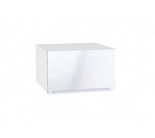 Шкаф верхний горизонтальный глубокий Фьюжн, цвет: Angel